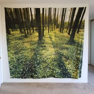 Urban Outfitters large forest tapestry boho
